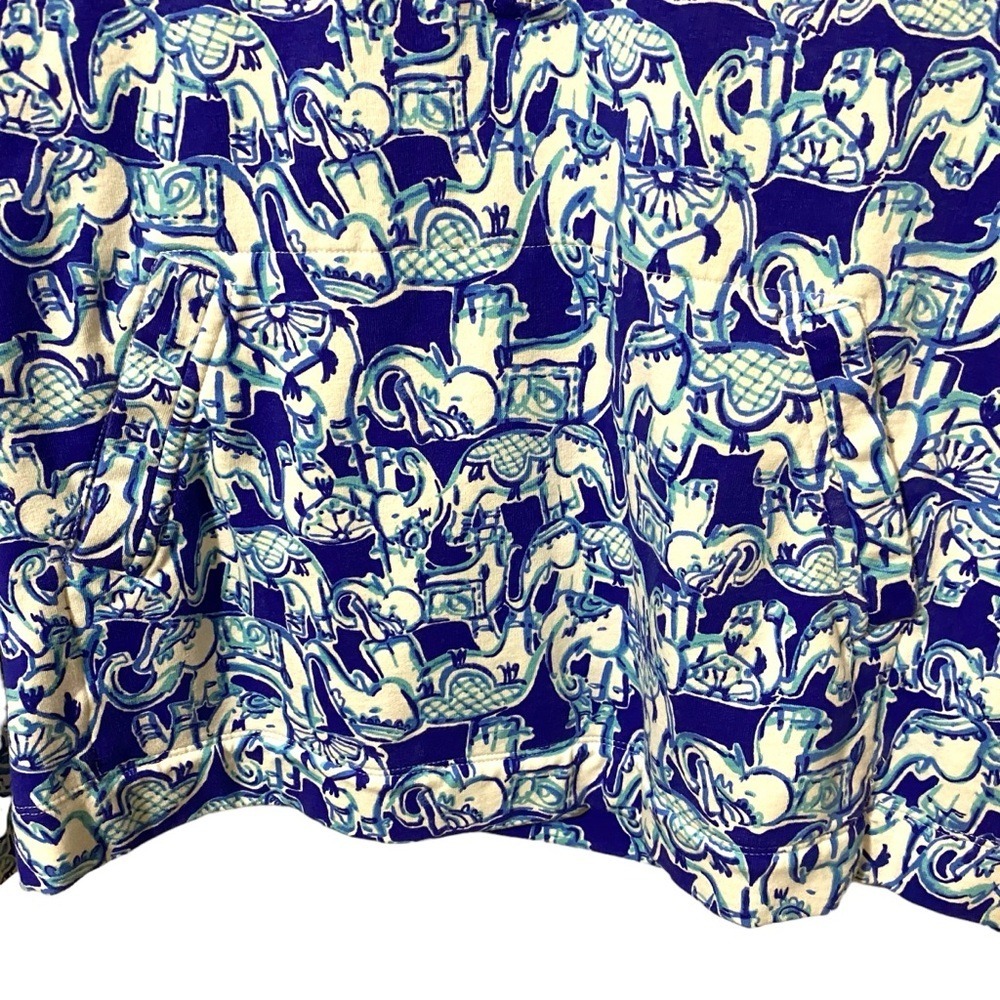 Lilly Pulitzer Women's XS Skipper Popover Get Trunky Half Zip Sweatshirt - Picture 4 of 9